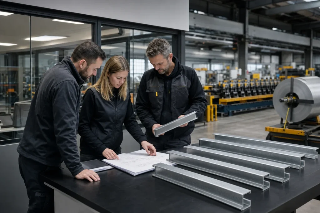 YCS Metal Form teknik ekip ve üretim planlama